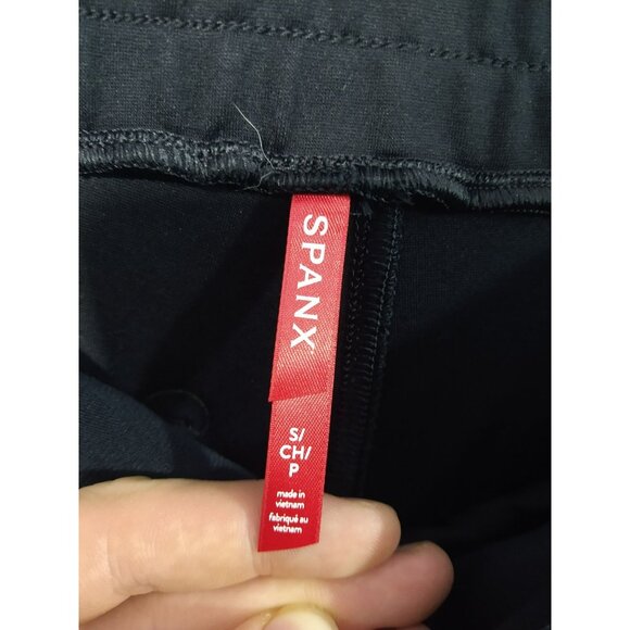 Spanx Joggers Womens Small Black Perfect Pant Active Stretch - Picture 7 of 11